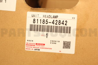 Toyota 8118542842 UNIT HEADLAMP