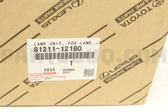Toyota 8121112180 LAMP UNIT, FOG LAMP, RH