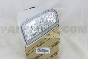 Toyota 8121160113 LAMP UNIT, FOG LAMP, RH