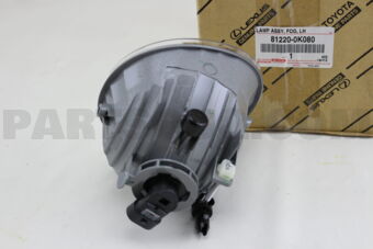 Toyota 812200K080 LAMP ASSY, FOG, LH