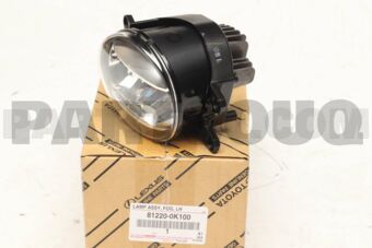 Toyota 812200K100 LAMP ASSY FOG LH