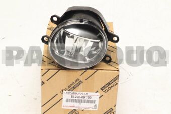 Toyota 812200K100 LAMP ASSY FOG LH
