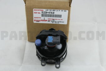Toyota 812200T010 LAMP ASSY, FOG, LH