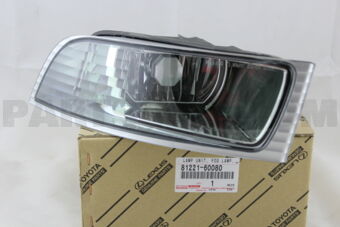 Toyota 8122160080 LAMP UNIT, FOG LAMP, LH