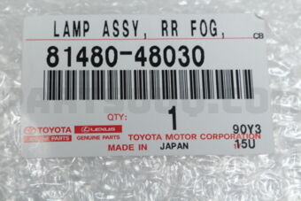 Toyota 8148048030 LAMP ASSY, REAR SIDE MARKER, RH