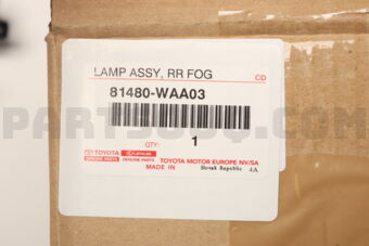 Toyota 81480WAA03 LAMP ASSY, RR FOG