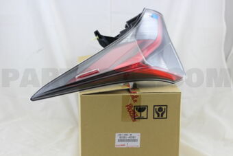 Toyota 8155147281 LENS & BODY RR