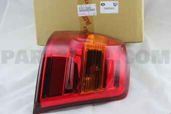 Toyota 8155160A80 LENS & BODY, REAR COMBINATION LAMP, RH
