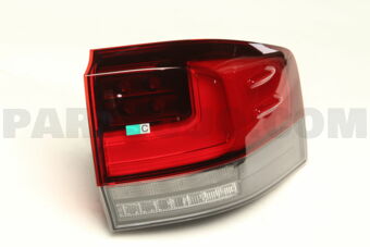 Toyota 8155160D40 LENS & BODY RR