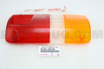 Toyota 8155189163 LENS, REAR COMBINATION LAMP, RH