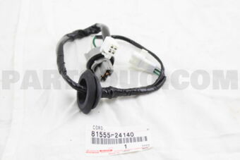 Toyota 8155524140 SOCKET & WIRE SUB-ASSY, REAR COMBINATION LAMP, RH/LH