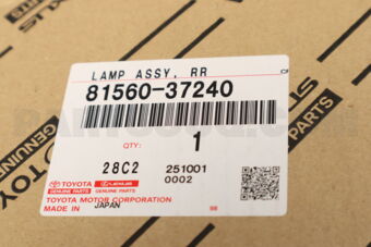 Toyota 8156037240 LAMP ASSY, REAR COMBINATION, LH