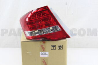 Toyota 8156112B40 LENS & BODY, REAR COMBINATION LAMP, LH