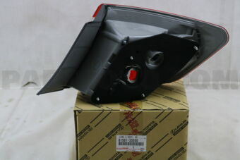 Toyota 8156133550 LENS & BODY, REAR COMBINATION LAMP, LH