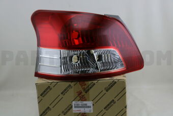 Toyota 8156152560 LENS & BODY, REAR COMBINATION LAMP, LH