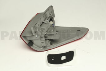 Toyota 8156158061 LENS & BODY, REAR COMBINATION LAMP, LH