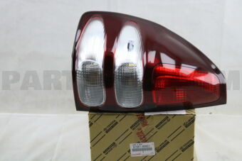 Toyota 8156160621 LENS & BODY, REAR COMBINATION LAMP, LH