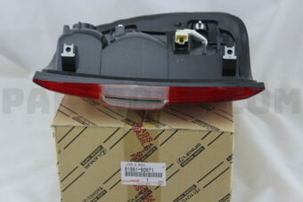 Toyota 8156160671 LENS & BODY, REAR COMBINATION LAMP, LH