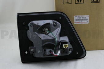 Toyota 815800K030 LAMP ASSY, REAR, RH