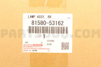 Toyota 8158053162 LAMP ASSY RR RH