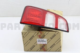 Toyota 8158160020 LENS AND BODY, REAR LAMP, RH