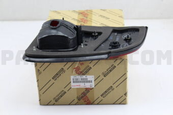 Toyota 8158160020 LENS AND BODY, REAR LAMP, RH