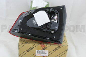 Toyota 8158160280 LENS AND BODY, REAR LAMP, RH