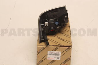 Toyota 8167160170 LENS & BODY, BACK-UP LAMP, RH