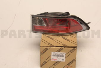 Toyota 8167160170 LENS & BODY, BACK-UP LAMP, RH
