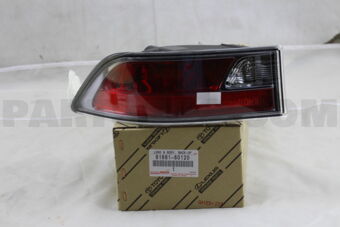 Toyota 8168160120 LENS & BODY, BACK-UP LAMP, LH