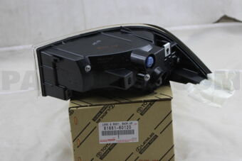 Toyota 8168160120 LENS & BODY, BACK-UP LAMP, LH