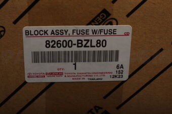 Toyota 82600BZL80 BLOCK ASSY FUSE W/F