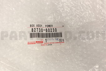 Toyota 8273060230 BOX ASSY, POWER