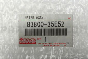 Toyota 8380035E52 METER ASSY, COMBINATION