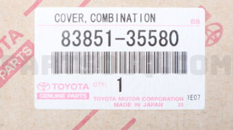 Toyota 8385135580 COVER, COMBINATION METER
