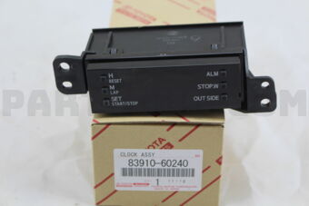 Toyota 8391060240 CLOCK ASSY