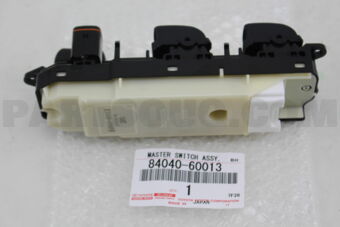 Toyota 8404060013 MASTER SWITCH ASSY, POWER WINDOW REGULATOR