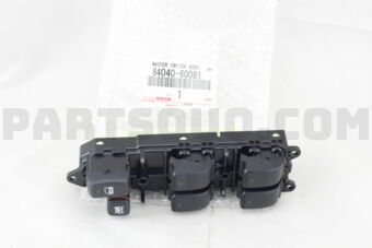 Toyota 8404060081 MASTER SWITCH ASSY, POWER WINDOW REGULATOR