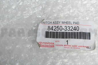 Toyota 8425033240 SWITCH ASSY, STEERING PAD