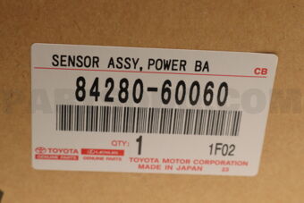 Toyota 8428060060 SENSOR ASSY, POWER