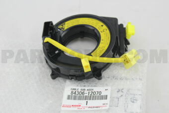Toyota 8430612070 CABLE SUB-ASSY, SPIRAL