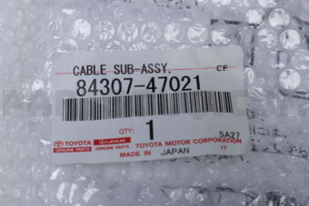 Toyota 8430747021 CABLE SUB-ASSY,SPIRAL