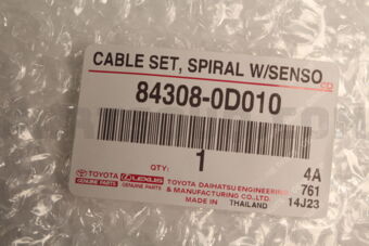 Toyota 843080D010 CABLE SET SPIRAL W/