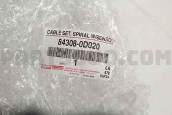 Toyota 843080D020 CABLE SUB-ASSY, SPIRAL
