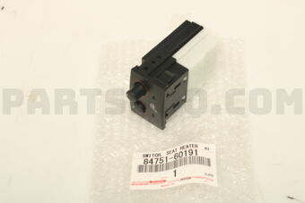 Toyota 8475160191 SWITCH, SEAT HEATER
