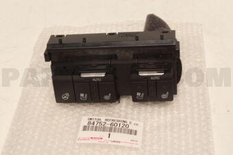 Toyota 8475260120 SWITCH, REFRESHING