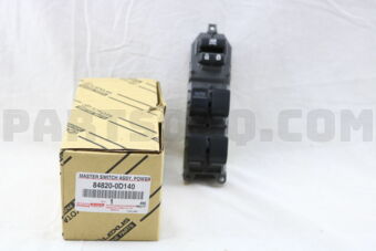Toyota 848200D140 MASTER SWITCH ASSY, POWER WINDOW REGULATOR