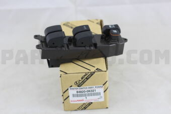Toyota 848200K021 MASTER SWITCH ASSY, POWER WINDOW REGULATOR