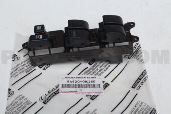 Toyota 848200K160 MASTER SWITCH ASSY, POWER WINDOW REGULATOR