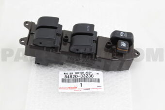 Toyota 8482033230 MASTER SWITCH ASSY, POWER WINDOW REGULATOR